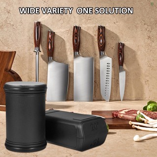 Rolling Knife Sharpener - Quick and Easy to Sharpen Kitchen Knives, Chef Knife Set, Scissors