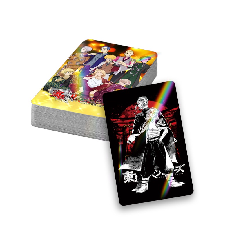 Tokyo Revengers Laser Flash Lomo Card Photocard 30pcs/box - Must-Have for Anime & Manga Fans