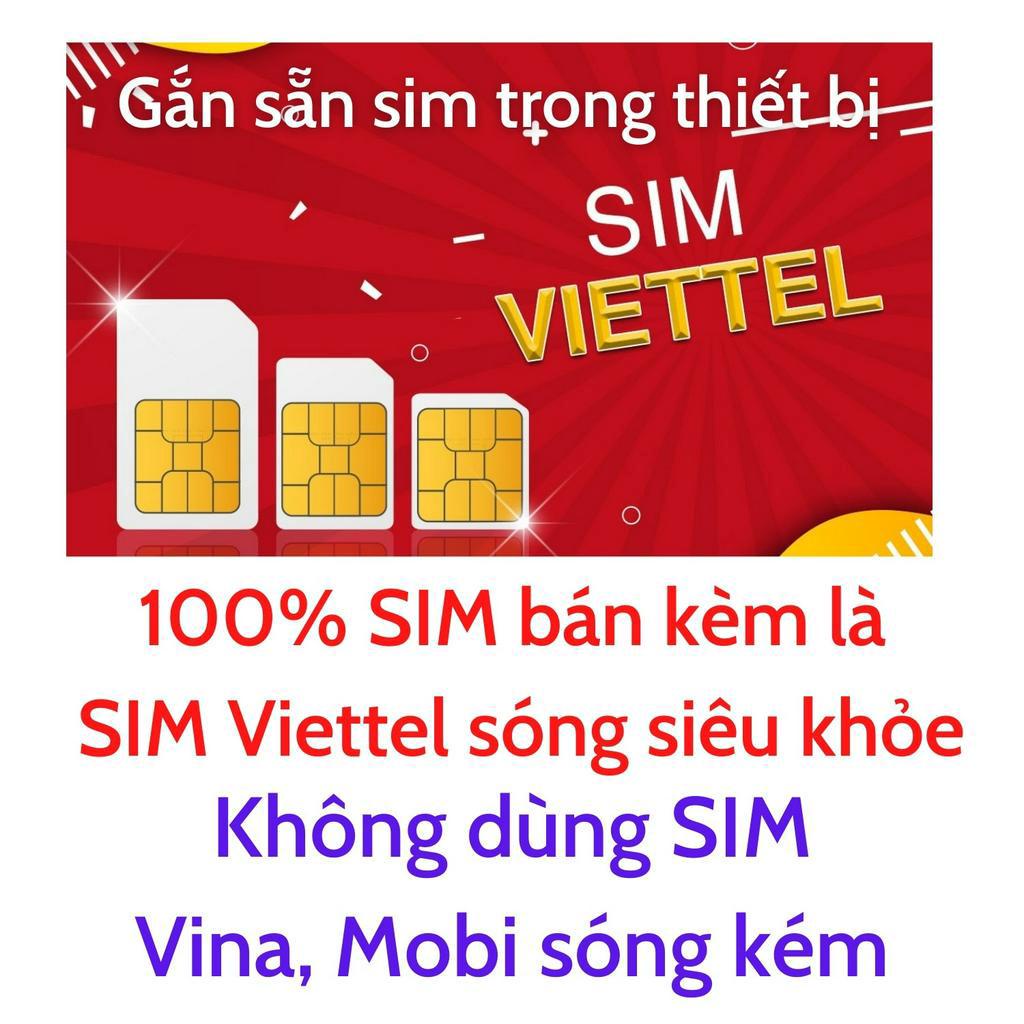 Sim 4G Viettel, Mobifone dùng cho thiết bị định vị GPS trọn gói 1 năm không cần nạp tiền, bảo hành 12 tháng