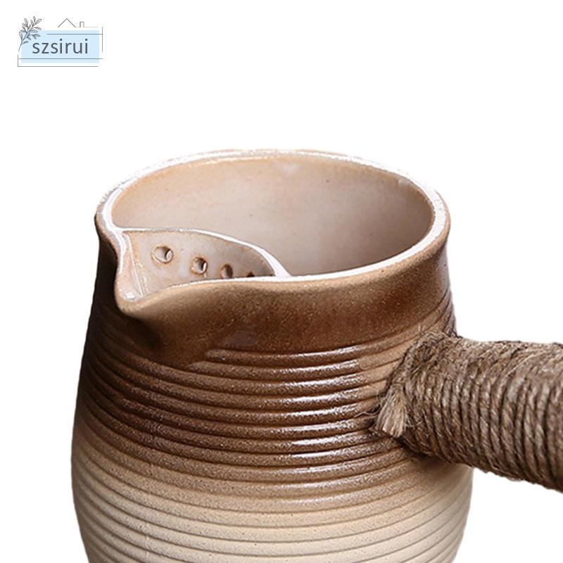 Ấm Trà Bằng Sứ Có Tay Cầm Tiện Dụng Cho Gia Đình / Khách Sạn