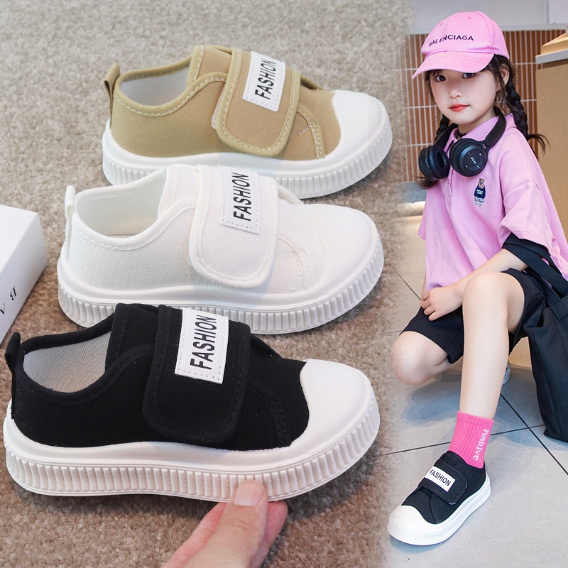 Ayuer Giày Vải canvas Đế Mềm Có Size 26-37 Dành Cho Bé