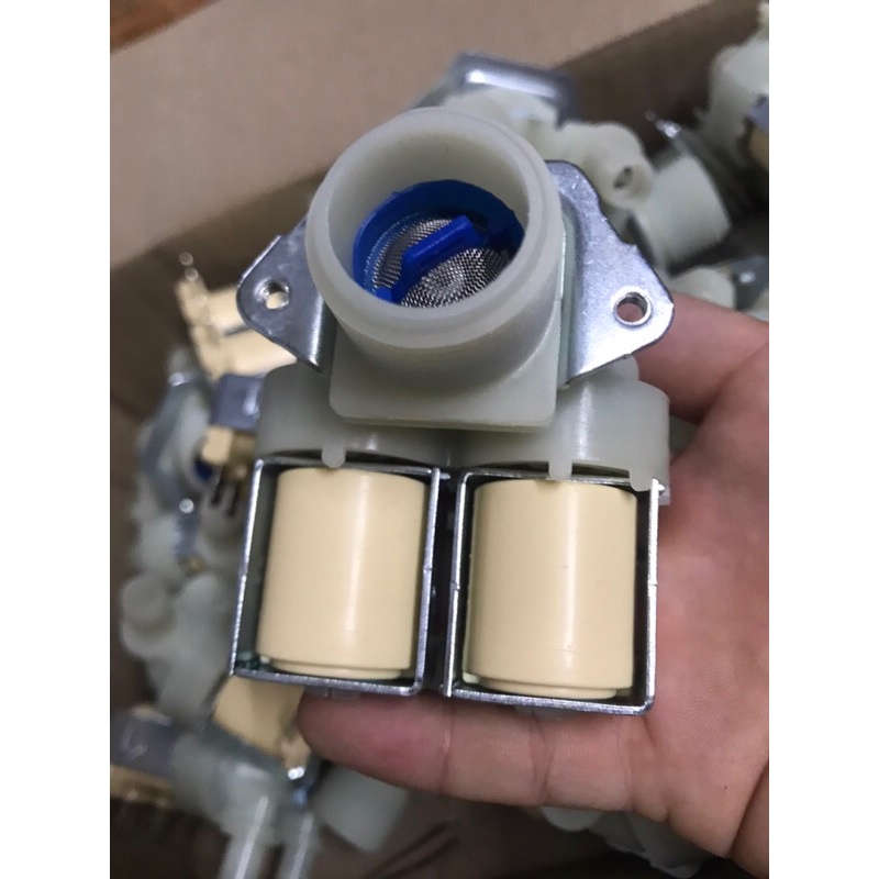 Van cấp đôi máy giặt LG Samsung 220V valve điện từ cấp nước mg sámung  hàng Xịn