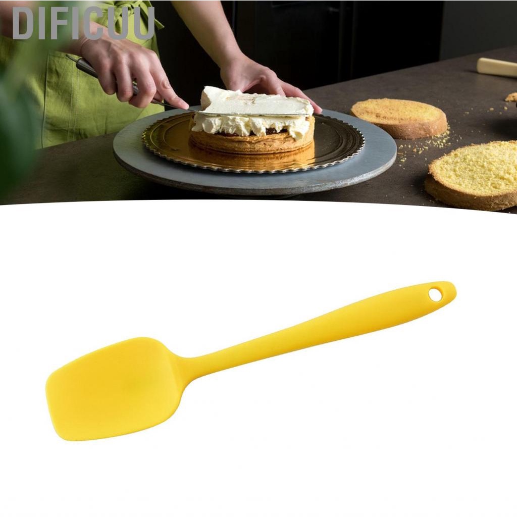 Dificuu Baking Spatula  Comfortable Grip Versatile Silicone Cooking for Kitchen