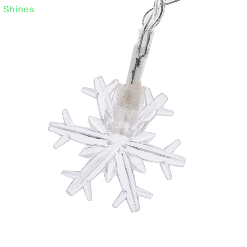 Dây Đèn led 3m Hình Bông Tuyết Trang Trí Giáng Sinh