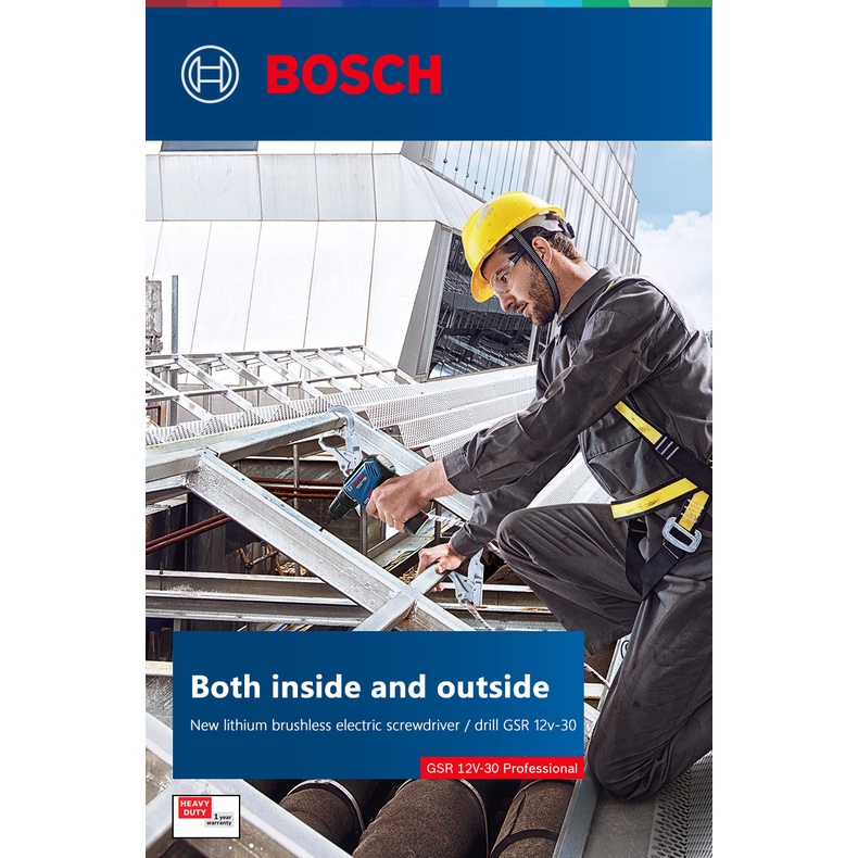 Bosch Máy Khoan Điện Cầm Tay Không Chổi Than gsr12v-30 Sạc Lại Được Tiện Dụng