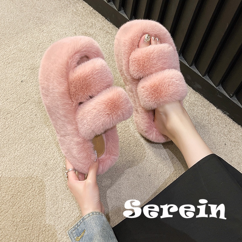 JISAILUN  dép lông dép bông Đế Dày dép quai hậu đế cao 2023 hot trend Siêu nhẹ Dễ dàng phối đồ Hợp thời Đa màu sắc FMR2390J2N 48Z231130