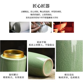 Bộ Ấm Chén Trà Bằng Sứ Cỡ Lớn caddy hl0f