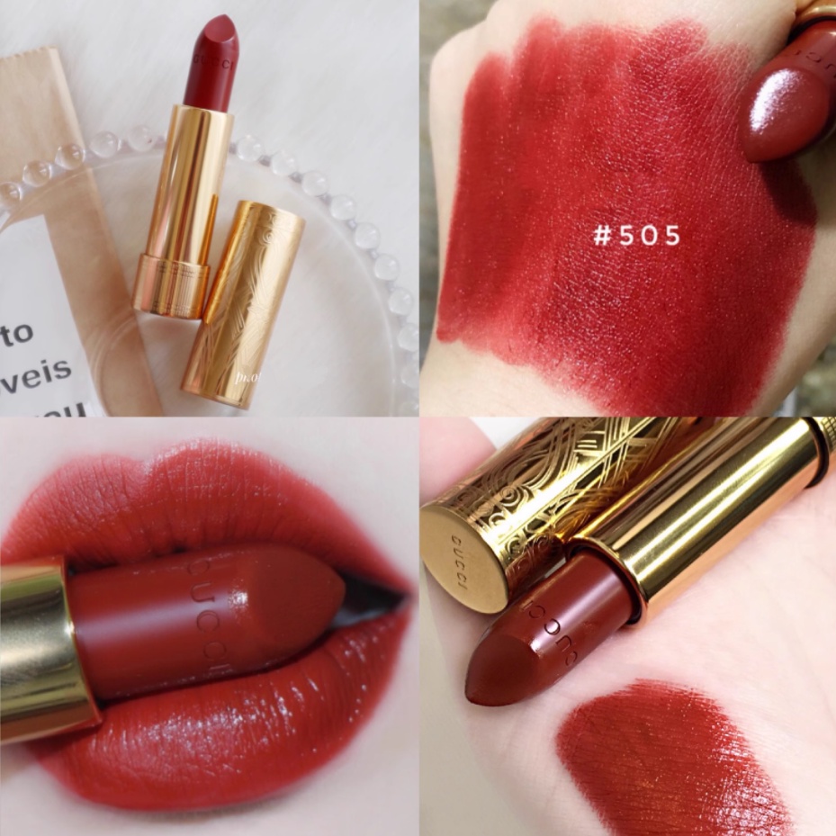 Son Môi Lì Lâu Trôi 3.5g Thương Hiệu gucci Cao Cấp