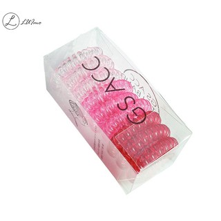 Luimo Set 9 Dây Buộc Tóc Lò Xo Co Giãn Nhiều Màu Sắc Cho Nữ