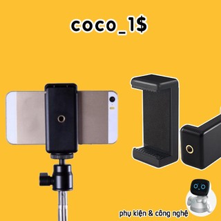 Đầu kẹp điện thoại 2 chiều kết nối máy với cây Tripod livestream