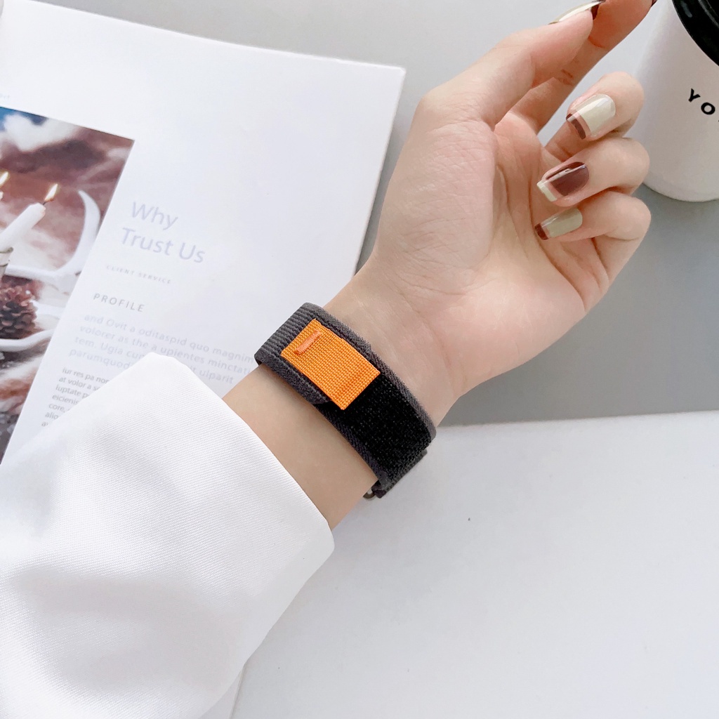 Dây Đeo nylon Cho Đồng Hồ Thông Minh apple watch series 8 7 se 6 5 4 ultra 2 49mm 44mm 45mm 40mm 41mm 38mm 42mm 45mm s7 s8 t800 t900