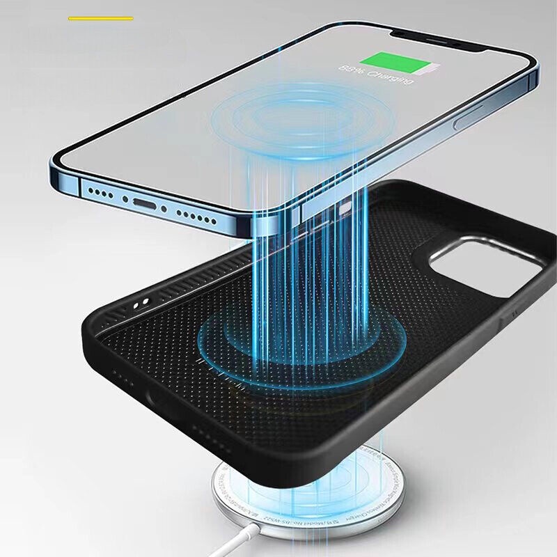 Ốp Điện Thoại Sợi carbon Từ Tính Cho iphone 12 13 14 15 pro max