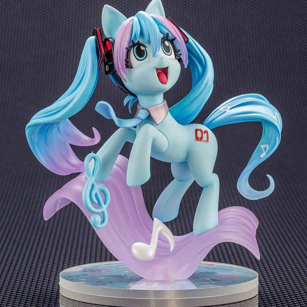 My Little Pony & Virtual Singer Rainbow Hatsune Miku PVC Action Figure Model