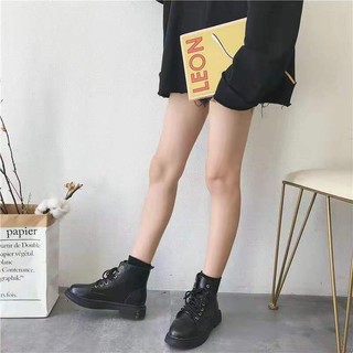 Giày Bốt Nữ Cổ Cao Thời Trang Hàn 2018