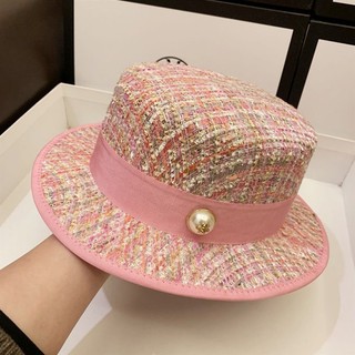 Mũ vải tweed phong cách hàn quốc thời trang thu đông cho nữ