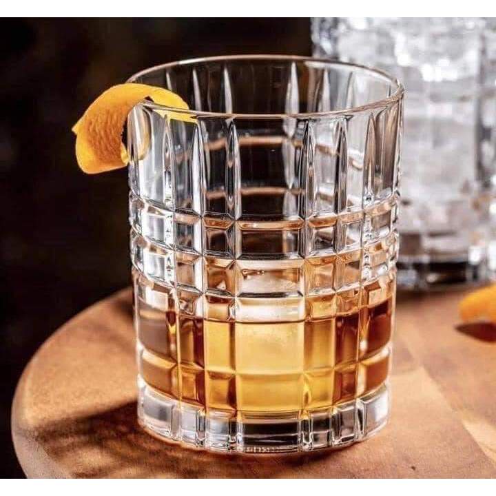Bộ 12 cốc pha lê Nachtmann Highland Becher Square 101754 dung tích 345/ 445ml chính hãng thuỷ tinh pha lê