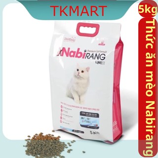 Thức ăn cho mèo nabirang 5kg - thức ăn mèo mọi lứa tuổi - hạt cho mèo túi 5kg