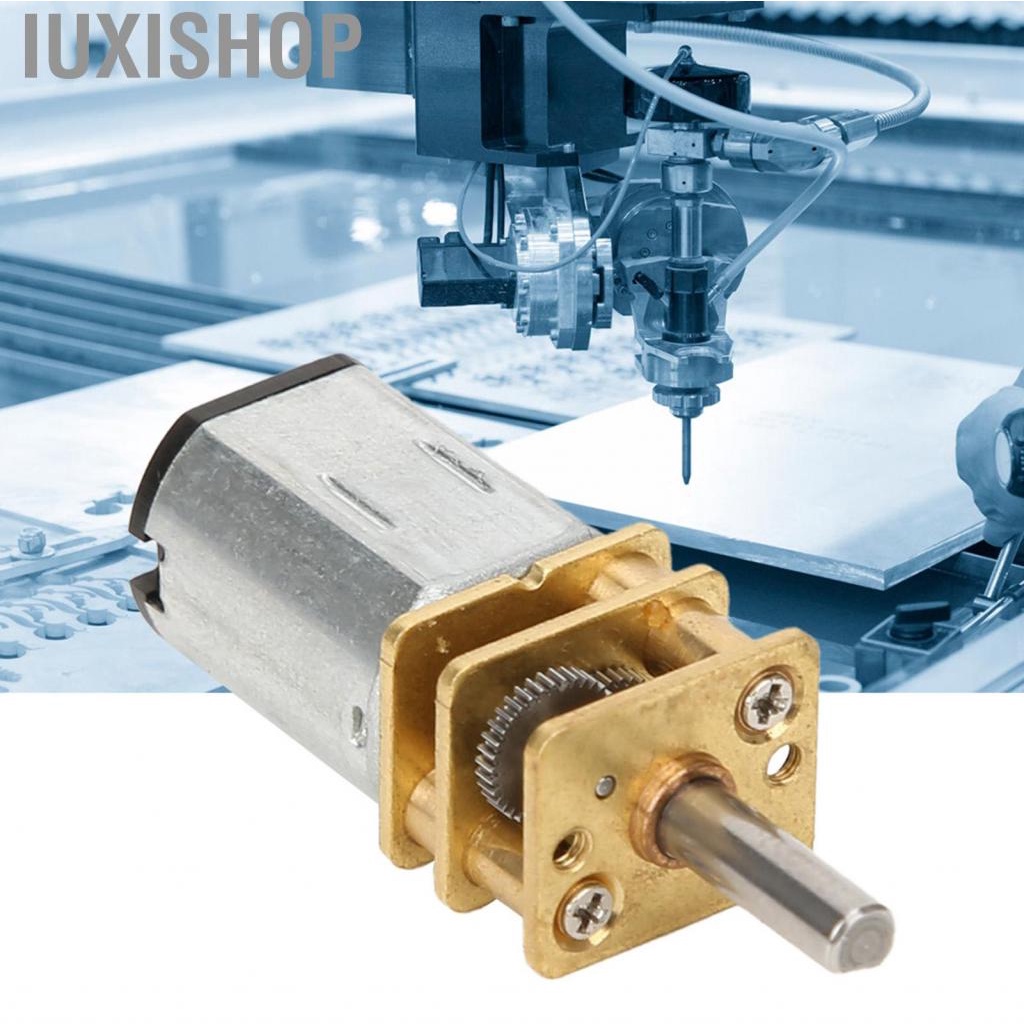 Iuxishop GA12-N20 Gear Motor  DC 3V 15-1000RPM Mini Metal Gearwhee Gearbox Durable and Long Service Life Easy to Replace Use