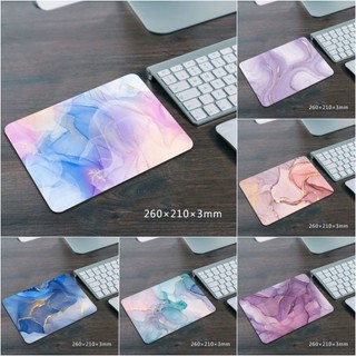 Colorful Marble Printed Gaming Mouse PadExquisite Pattern Small Office Game Mouse Pad ZKEL