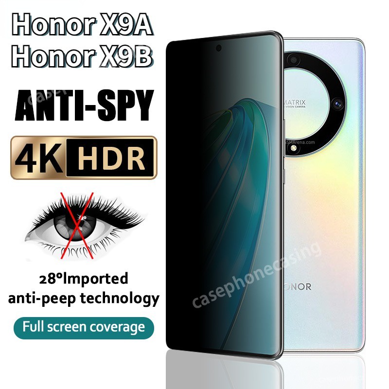 Kính Cường Lực 9h Bảo Vệ Toàn Màn Hình Chống Nhìn Trộm Cho honor x9a x9b x 9b x 9a honor x9a honor x