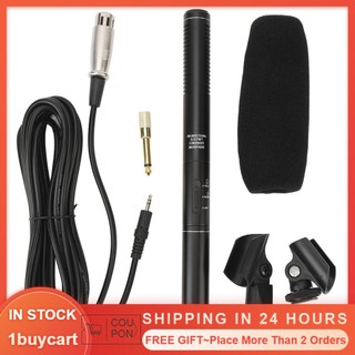 1buycart1 Micro XLR Shotgun Condenser Micro Cardioid Mini Mic Televis DSO
