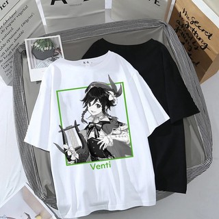 Shoptienich123kpop Áo Thun Nữ Anime  Hip Hop Dạo Phố Bông Tai Kẹp Áo phông 3158 chất liệu  100%cotton khô Tay Ngắn In Ch