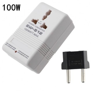 1 bộ chuyển đổi nguồn điện 100w 110v / 120v sang 220v / 240v