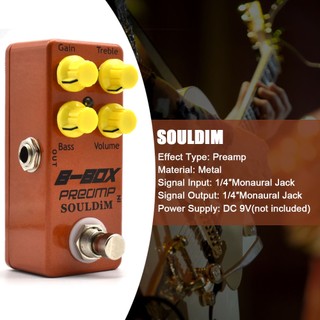 Phơ đàn guitar điện tử souldim sd-04 preamp b-box