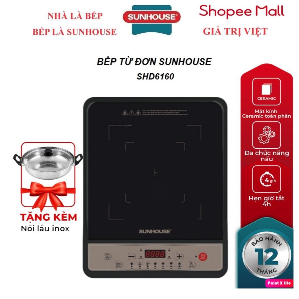 Bếp từ đơn Sunhouse SHD6160
