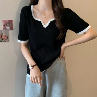 [Plus Size] (40-150kg) Áo Thun Nữ Ngắn Tay Plus Size