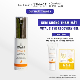 Kem mắt giảm quầng thâm, bọng mắt, nếp nhăn Image Skincare Vital C Hydrating Eye Recovery Gel 15ml