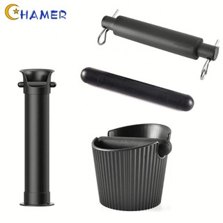 Hộp đập bã cà phê màu đen dễ sử dụng