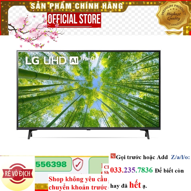 {Mới} Smart Tivi LG 55UQ8050PSB 4K 55 inch Mới 2022