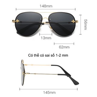 [Nhiều màu] Mắt kính râm mát Aviator nam nữ 2788