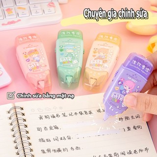 Bút xóa kéo 2 trong 1, bút xóa kéo kèm tẩy chì, bút xóa kéo đa chức năng