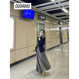 OUDAIXIU áo phông áo thun nữ croptop baby tee Stylish Popular Đơn giản Thời trang WTX2410H7Y 3Z240118