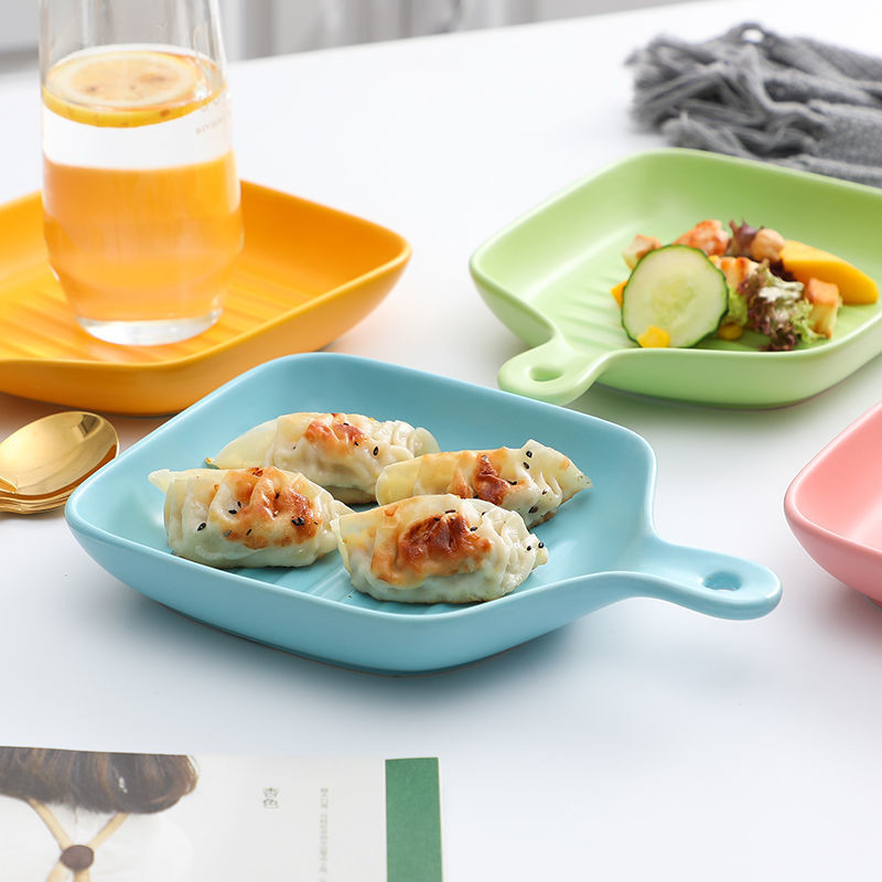 Scandinavian tableware plates Creative Internet celebrity plates Vegetable plates Household single h