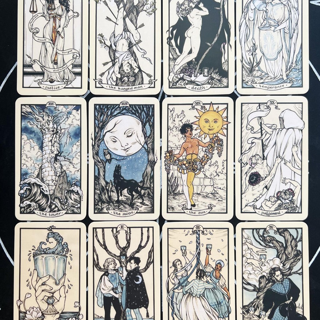 Bói toán Rune Oracle Card Poker Quà tặng Tarot Card Dự đoán Trò chơi Fyodor Pavlov Tarot Oracle 78 c