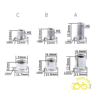 Ốc vặn đĩa răng vào giò xe đạp (Thép)