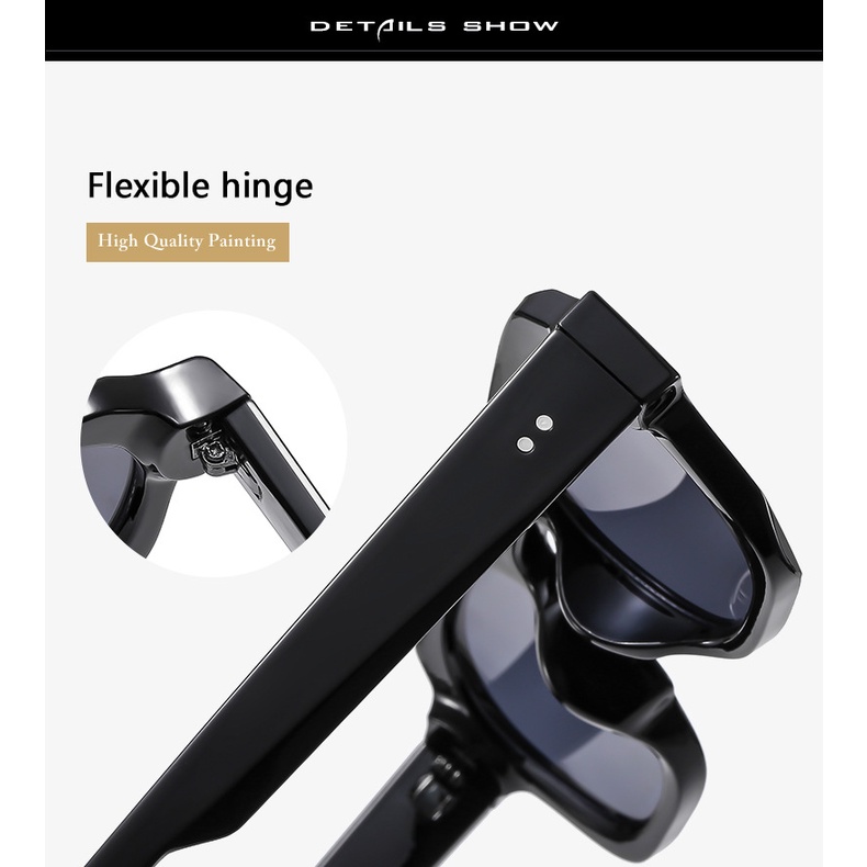 Kính Mát Gọng Vuông Nhỏ Thời Trang Mới 2023 Cho Nam