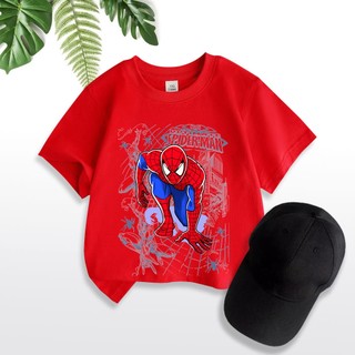 Áo thun trẻ em người nhện art 2, áo thun cho bé, có big size và size người lớn, 4 màu, anam store