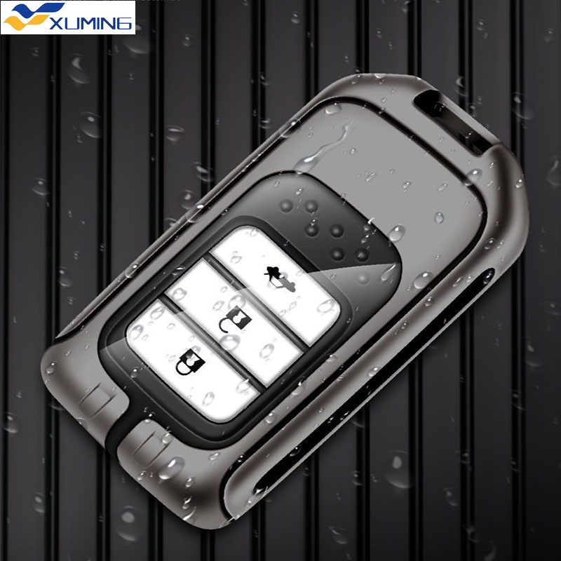 Bao Da Chìa Khóa Thông Minh Bằng Hợp Kim Kẽm Cho honda all-new city / crv / accord / civic fc 10gen 2016-2021