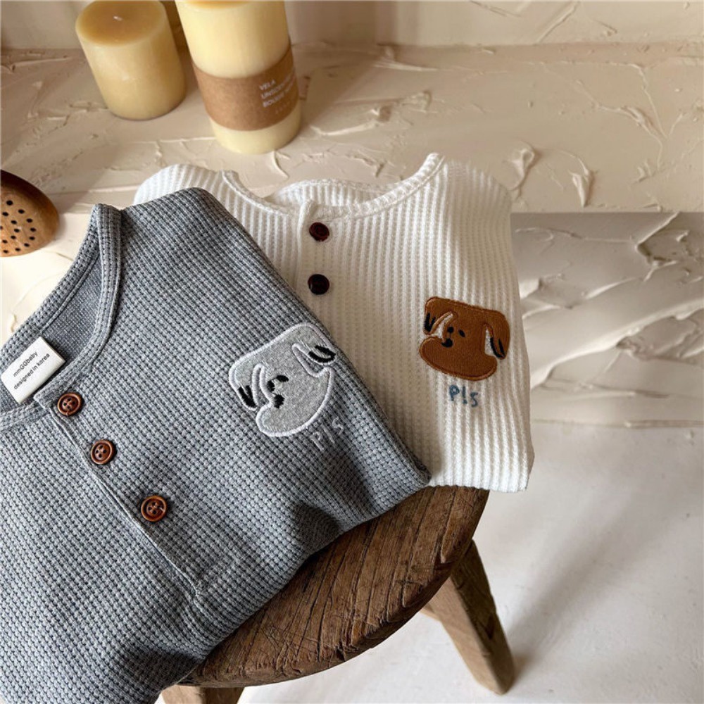 Áo sweater Tay Dài Cổ Tròn Thêu Họa Tiết Hoạt Hình Thời Trang Xuân Thu 2023 Cho Bé Trai Và Gái