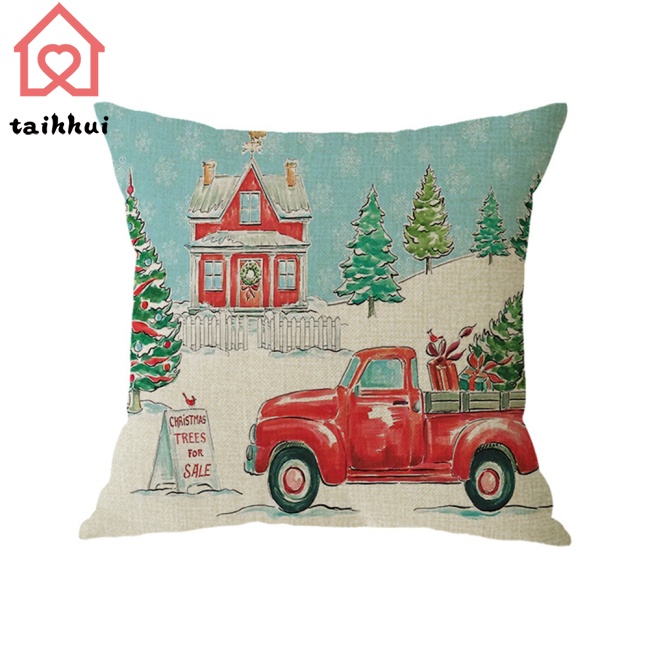 Hot Vỏ Gối Hình Vuông 45 * 45cm Có Dây Kéo