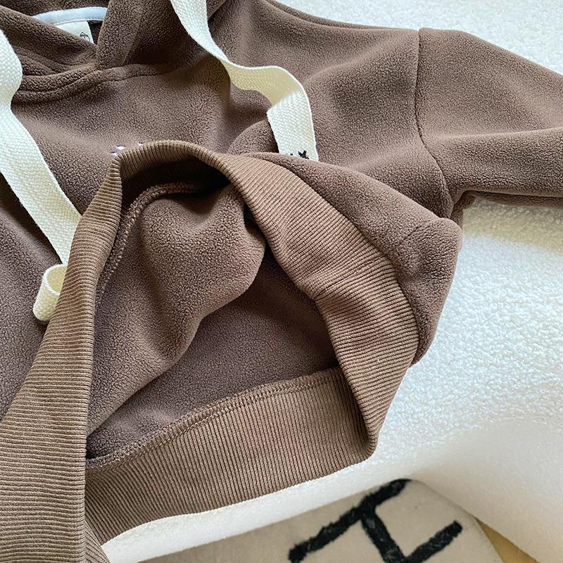 Áo Hoodie Thêu Họa Tiết Hoạt Hình Phong Cách Hàn Quốc Cho Bé Trai