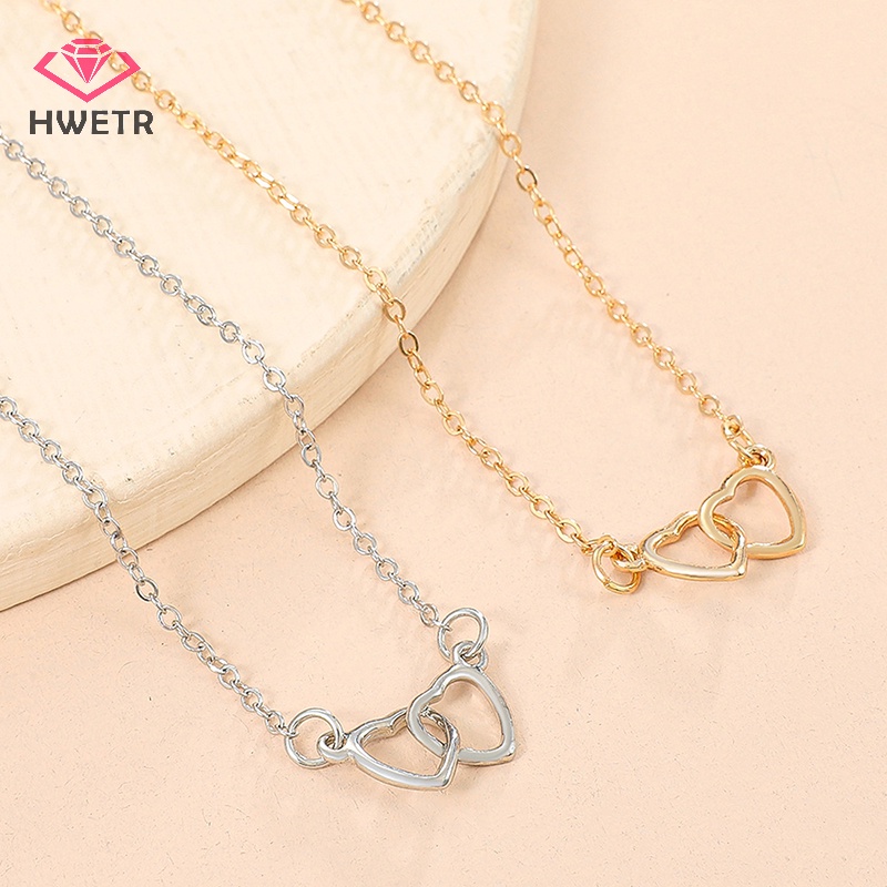 Lắc Chân Hình Trái Tim Màu Bạc Thời Trang Dành Cho Nữ Mới