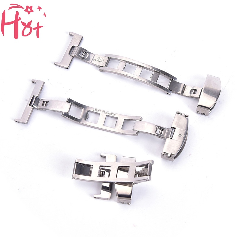 Dây Đồng Hồ Đeo Tay Thời Trang Bằng Inox 18 / 20 / 22mm