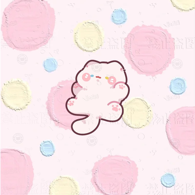 Ghim Cài Áo Bằng acrylic Hình Mèo Hoạt Hình Dễ Thương