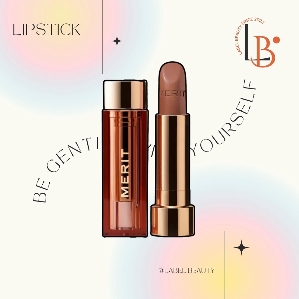 ✨ Son thỏi Merit Signature Lip Lightweight Lipstick - 𝐋𝐚𝐛𝐞𝐥.𝐛𝐞𝐚𝐮𝐭𝐲 ✨