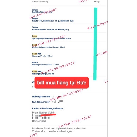 Serum và kem nám Vitamin C Balea làm sáng da, đều màu da, chống lão hoá da chai 30ml, hàng đức